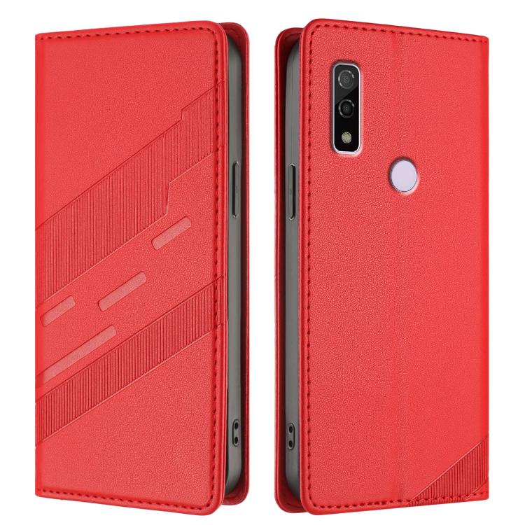For Fujitsu Arrows F-51B Embossed Multi-functional Wallet Retro Leather Phone Case