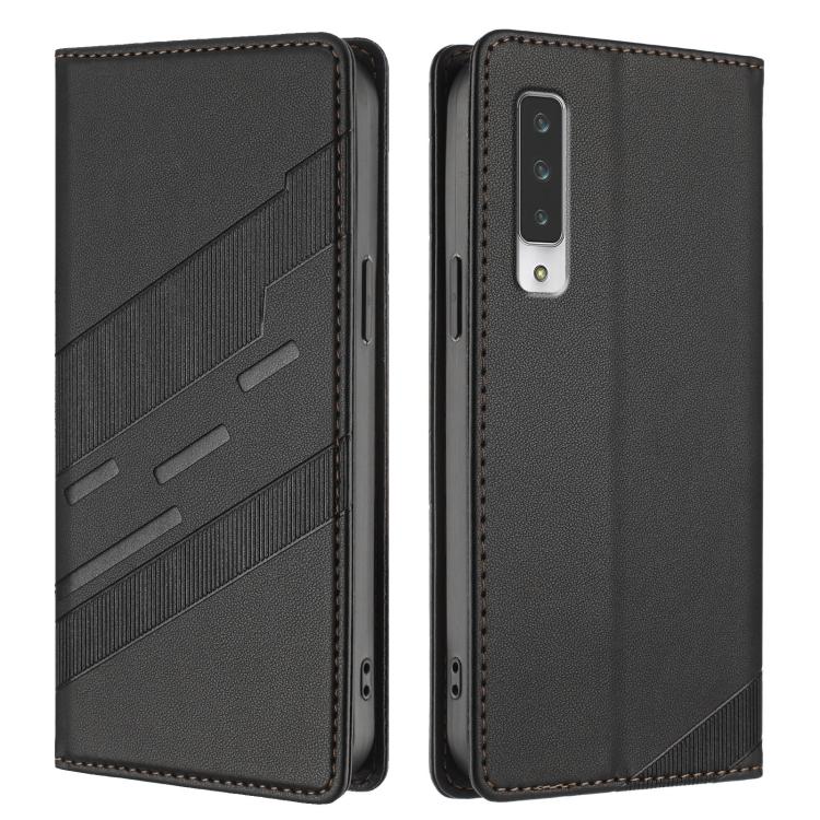 For Fujitsu Arrows NX9 / F-52A Embossed Multi-functional Wallet Retro Leather Phone Case