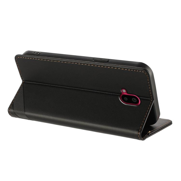 For Fujitsu Arrows F-52B Embossed Multi-functional Wallet Retro Leather Phone Case