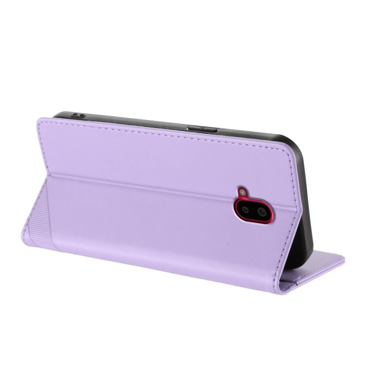For Fujitsu Arrows F-52B Embossed Multi-functional Wallet Retro Leather Phone Case
