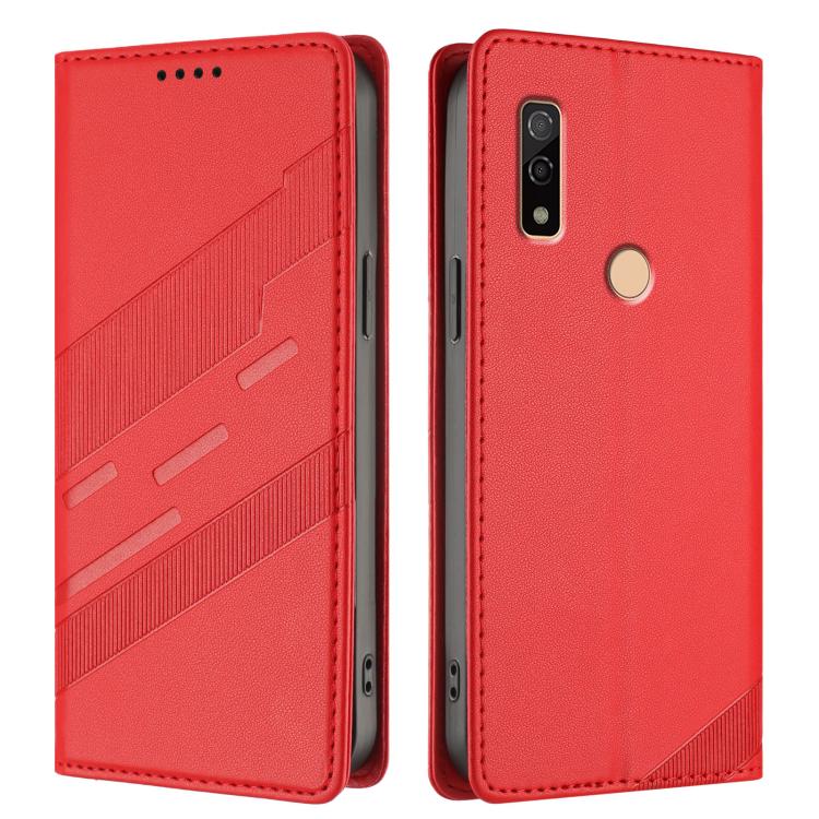 For Fujitsu Arrows We3 Embossed Multi-functional Wallet Retro Leather Phone Case