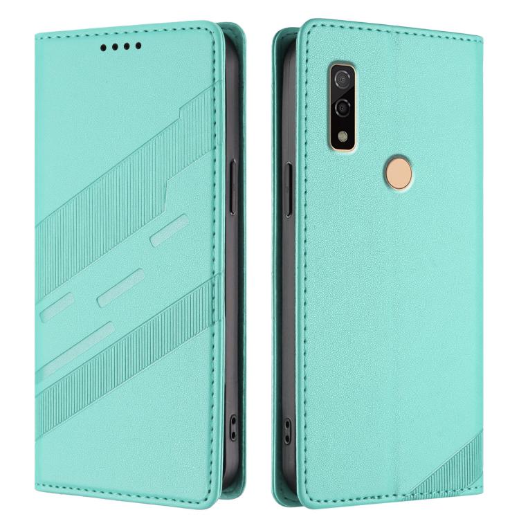 For Fujitsu Arrows We3 Embossed Multi-functional Wallet Retro Leather Phone Case