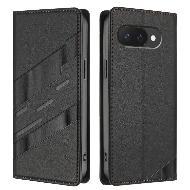 For Google Pixel 9a Embossed Multi-functional Wallet Retro Leather Phone Case
