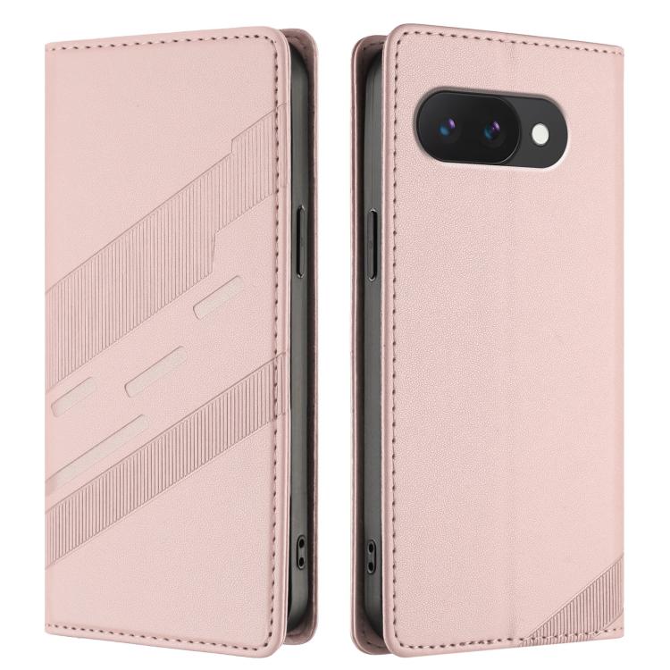 For Google Pixel 9a Embossed Multi-functional Wallet Retro Leather Phone Case