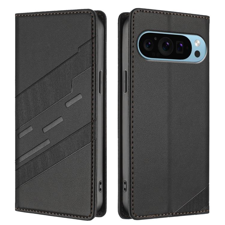 For Google Pixel 9 Embossed Multi-functional Wallet Retro Leather Phone Case