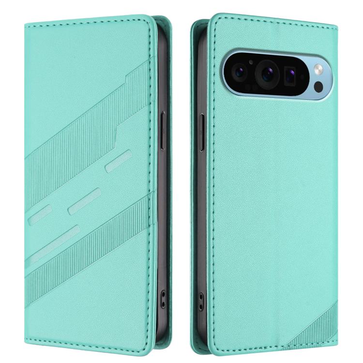For Google Pixel 9 Embossed Multi-functional Wallet Retro Leather Phone Case
