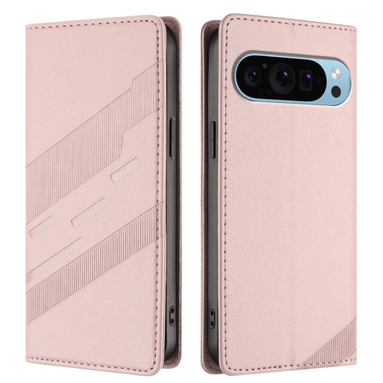 For Google Pixel 9 Embossed Multi-functional Wallet Retro Leather Phone Case