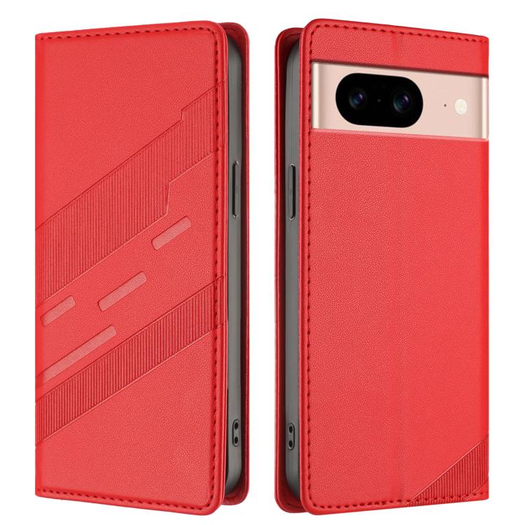 For Google Pixel 8a Embossed Multi-functional Wallet Retro Leather Phone Case
