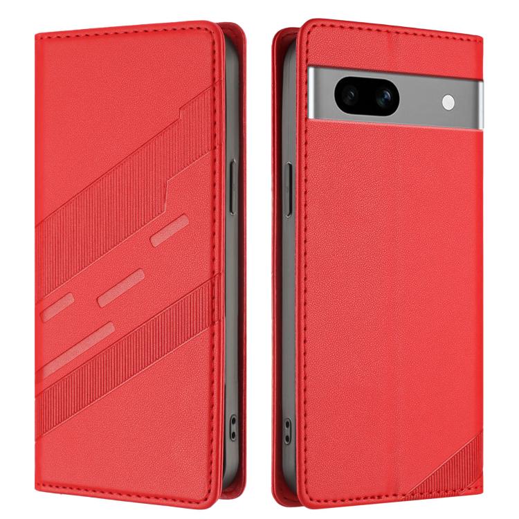 For Google Pixel 7a Embossed Multi-functional Wallet Retro Leather Phone Case