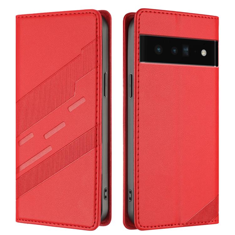 For Google Pixel 6 Pro Embossed Multi-functional Wallet Retro Leather Phone Case