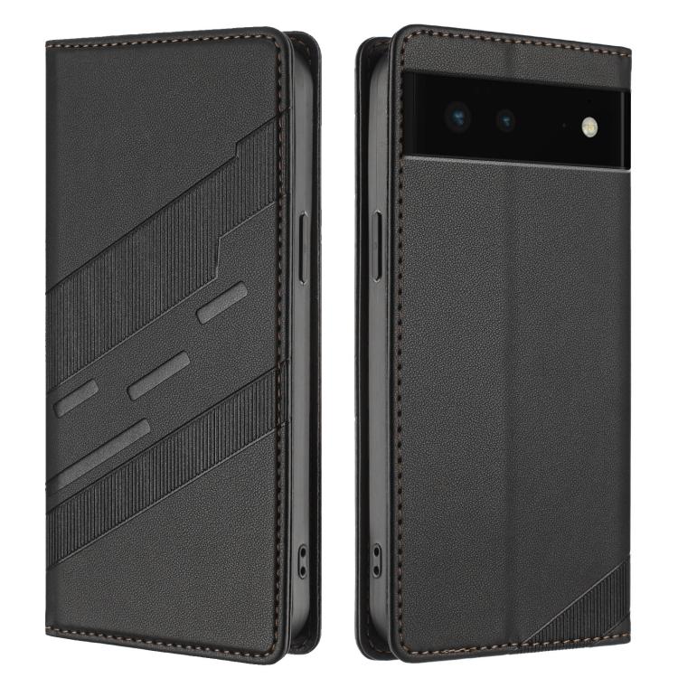 For Google Pixel 6 Embossed Multi-functional Wallet Retro Leather Phone Case
