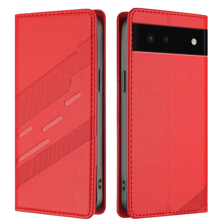 For Google Pixel 6 Embossed Multi-functional Wallet Retro Leather Phone Case