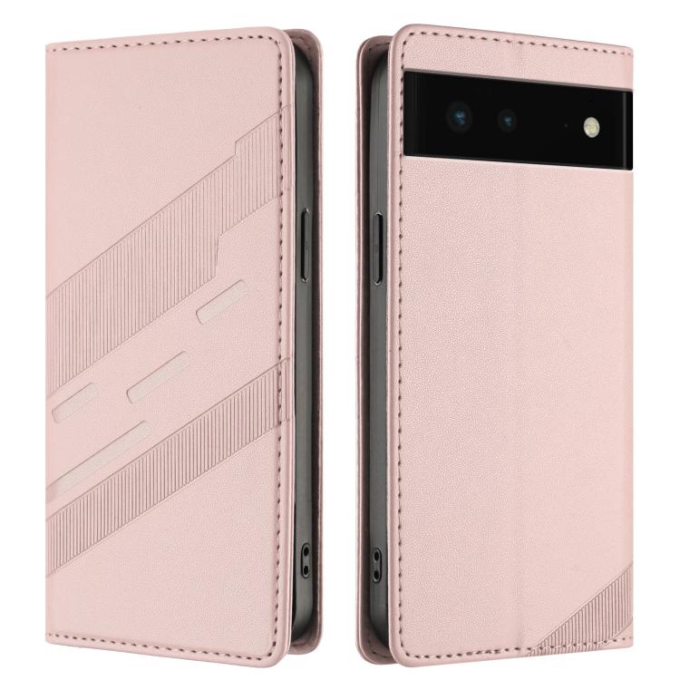 For Google Pixel 6 Embossed Multi-functional Wallet Retro Leather Phone Case