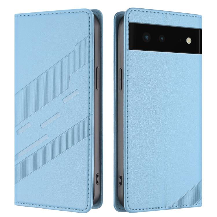 For Google Pixel 6 Embossed Multi-functional Wallet Retro Leather Phone Case
