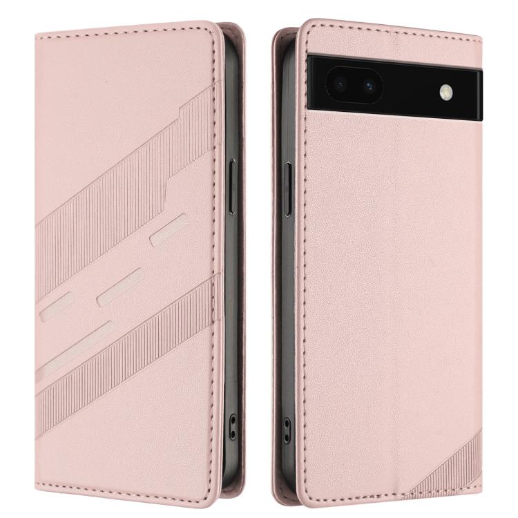 For Google Pixel 6a Embossed Multi-functional Wallet Retro Leather Phone Case