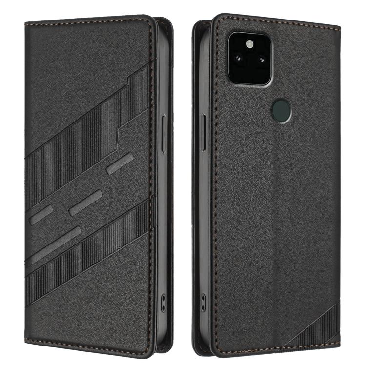For Google Pixel 5a 5G Embossed Multi-functional Wallet Retro Leather Phone Case