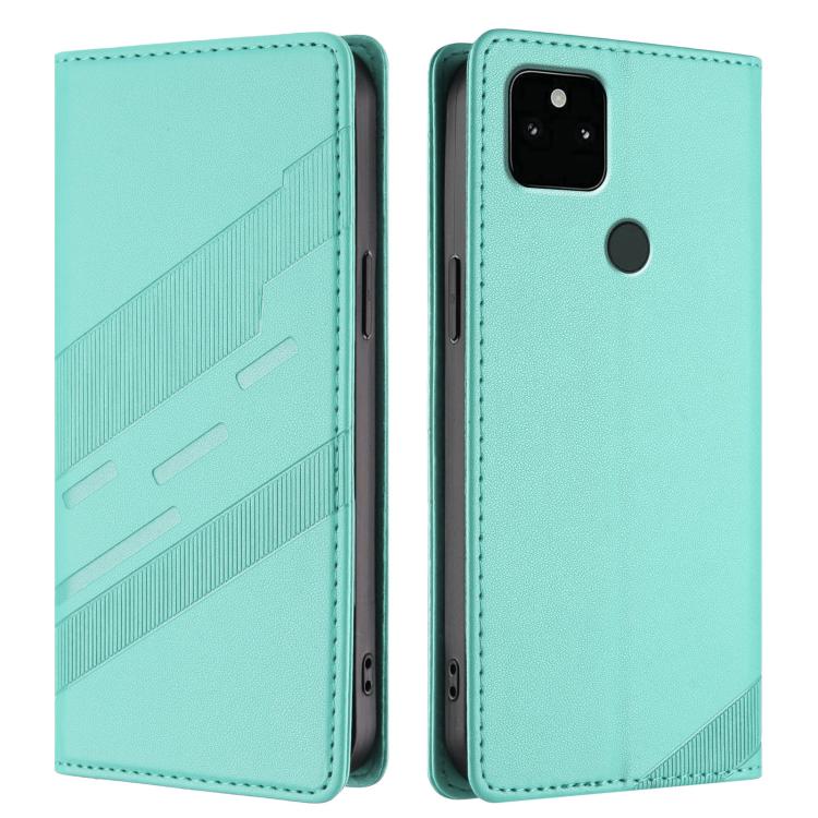 For Google Pixel 5a 5G Embossed Multi-functional Wallet Retro Leather Phone Case
