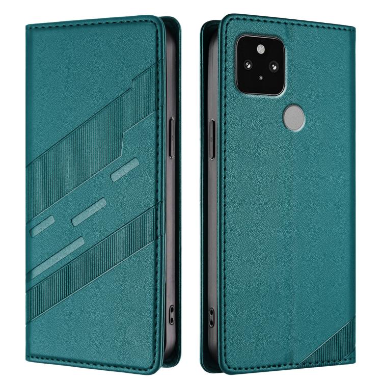 For Google Pixel 5 Embossed Multi-functional Wallet Retro Leather Phone Case