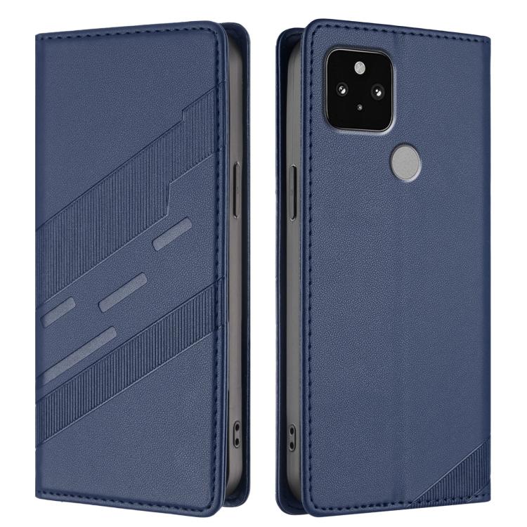 For Google Pixel 5 Embossed Multi-functional Wallet Retro Leather Phone Case
