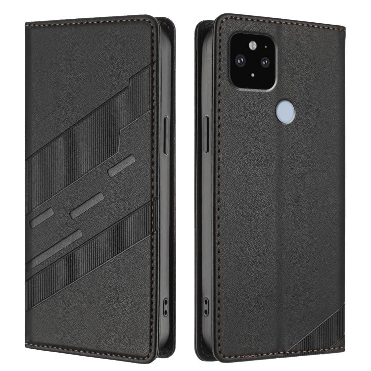 For Google Pixel 4a 5G / 5 XL Embossed Multi-functional Wallet Retro Leather Phone Case