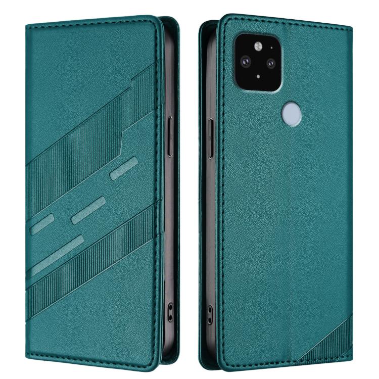 For Google Pixel 4a 5G / 5 XL Embossed Multi-functional Wallet Retro Leather Phone Case