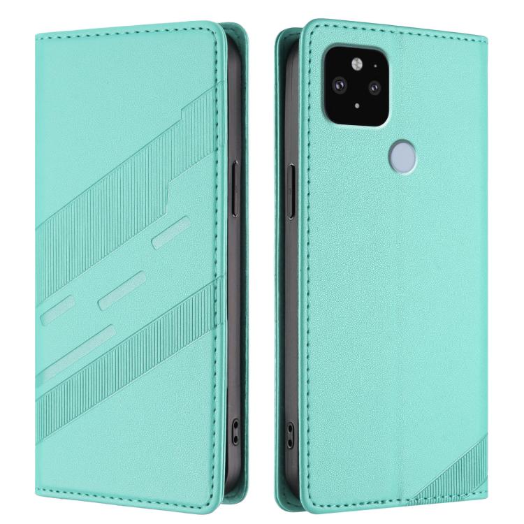 For Google Pixel 4a 5G / 5 XL Embossed Multi-functional Wallet Retro Leather Phone Case