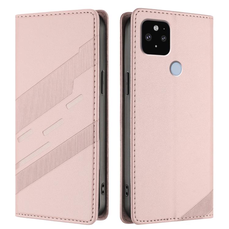 For Google Pixel 4a 5G / 5 XL Embossed Multi-functional Wallet Retro Leather Phone Case