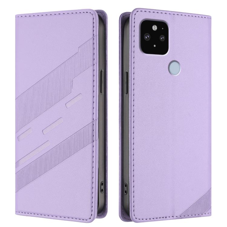 For Google Pixel 4a 5G / 5 XL Embossed Multi-functional Wallet Retro Leather Phone Case