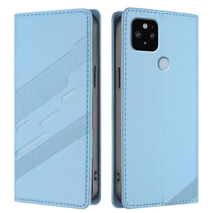 For Google Pixel 4a 5G / 5 XL Embossed Multi-functional Wallet Retro Leather Phone Case
