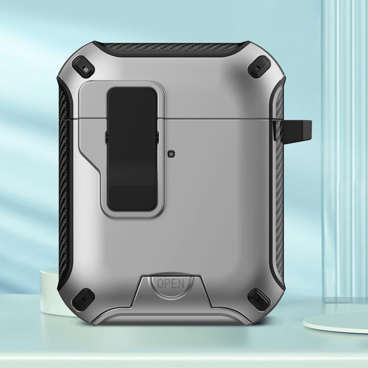 For AirPods 2 / 1 Wireless Bluetooth Earphones MagSafe Holder Protective Case