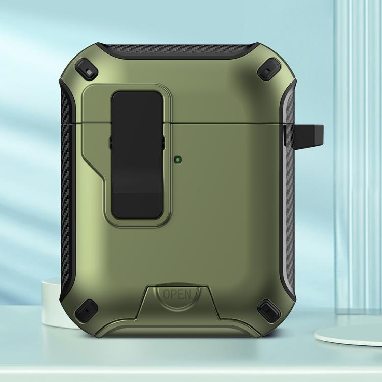 For AirPods 2 / 1 Wireless Bluetooth Earphones MagSafe Holder Protective Case