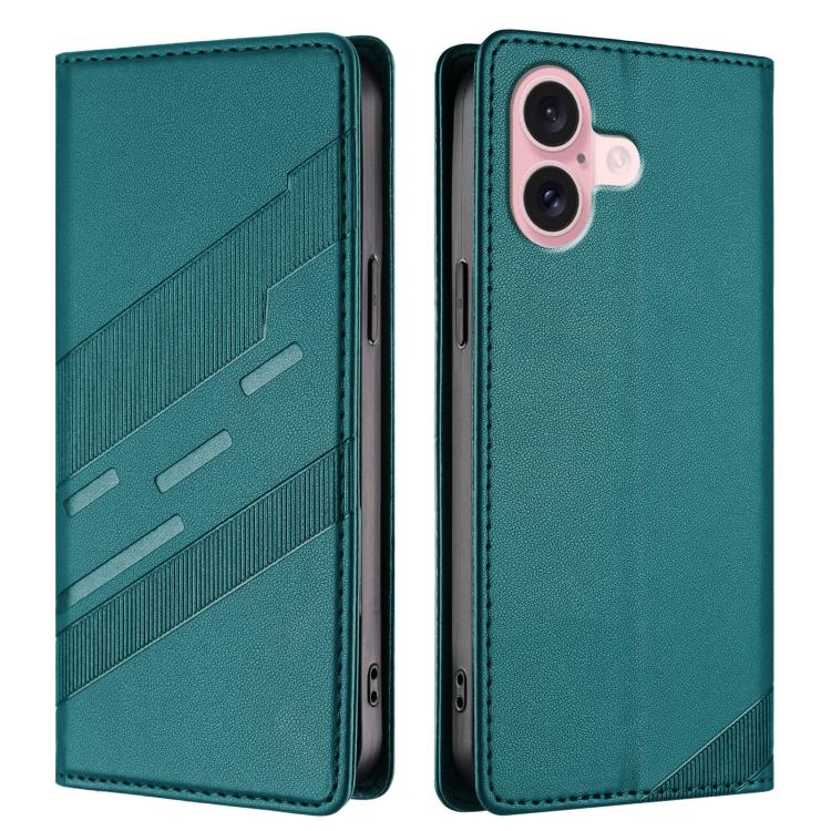 For iPhone 16 Embossed Multi-functional Wallet Retro Leather Phone Case