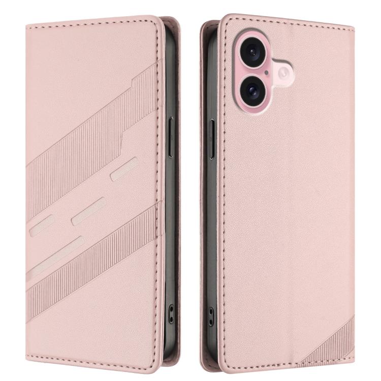 For iPhone 16 Embossed Multi-functional Wallet Retro Leather Phone Case