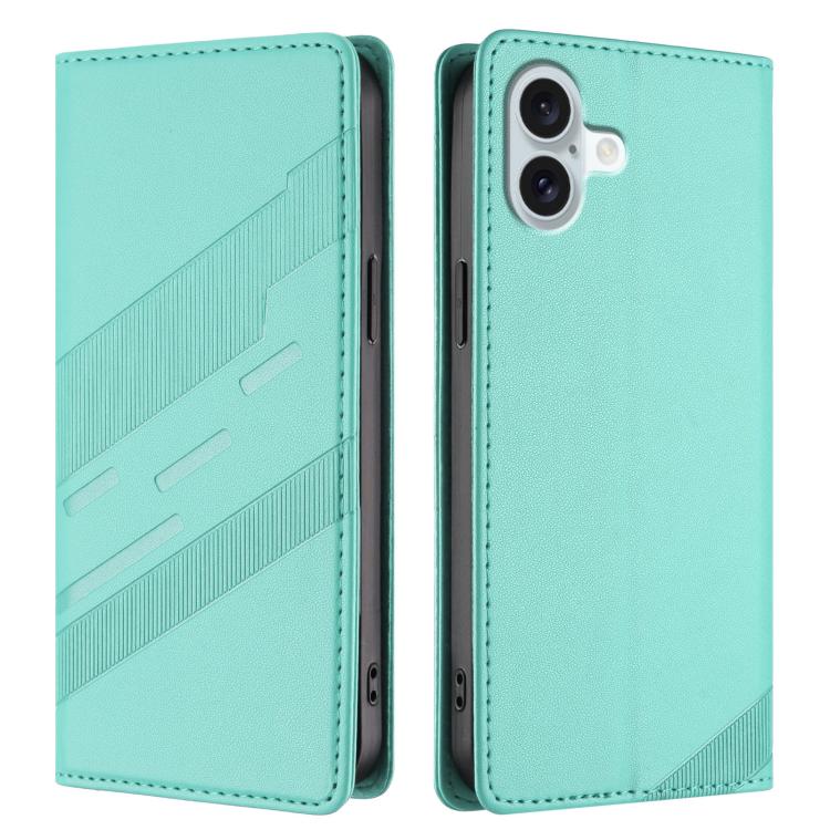 For iPhone 16 Plus Embossed Multi-functional Wallet Retro Leather Phone Case
