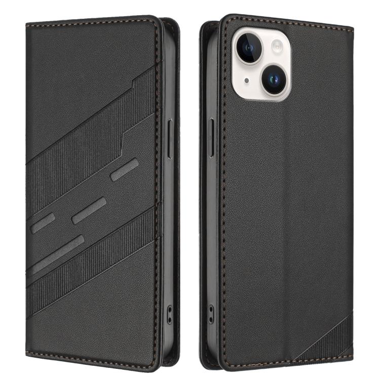 For iPhone 15 Embossed Multi-functional Wallet Retro Leather Phone Case