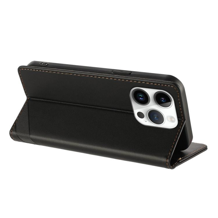 For iPhone 15 Pro Embossed Multi-functional Wallet Retro Leather Phone Case