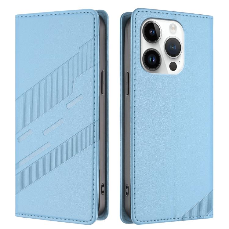 For iPhone 15 Pro Embossed Multi-functional Wallet Retro Leather Phone Case