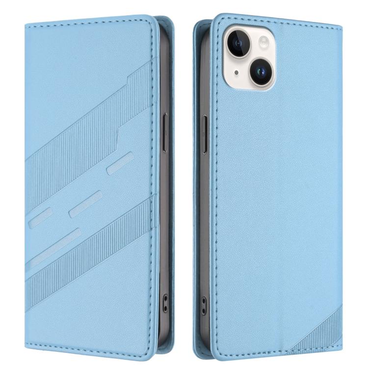 For iPhone 15 Plus Embossed Multi-functional Wallet Retro Leather Phone Case