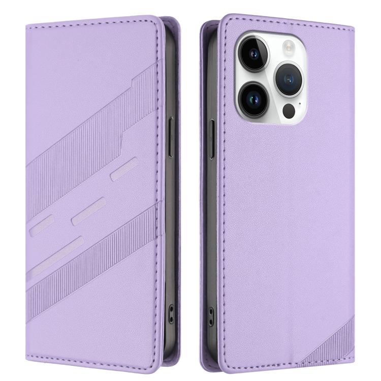 For iPhone 14 Pro Embossed Multi-functional Wallet Retro Leather Phone Case