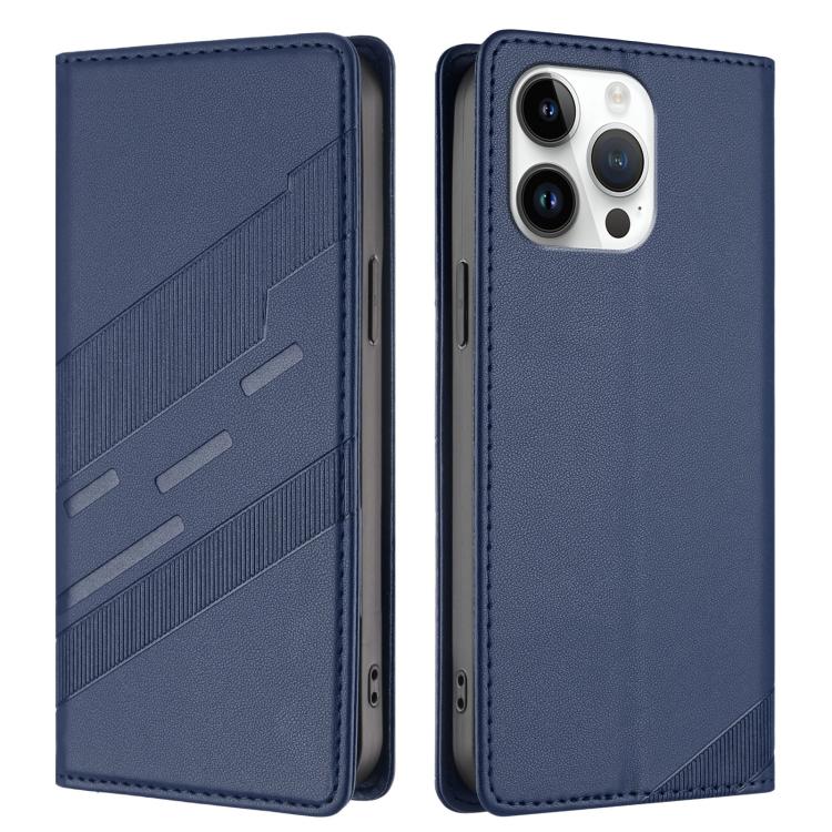 For iPhone 14 Pro Max Embossed Multi-functional Wallet Retro Leather Phone Case