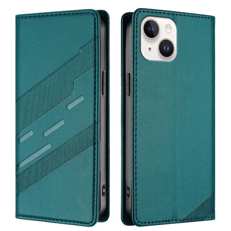 For iPhone 13 mini Embossed Multi-functional Wallet Retro Leather Phone Case