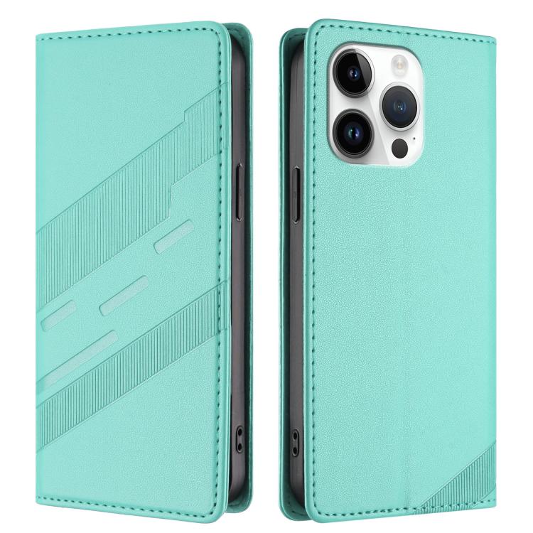 For iPhone 13 Pro Embossed Multi-functional Wallet Retro Leather Phone Case