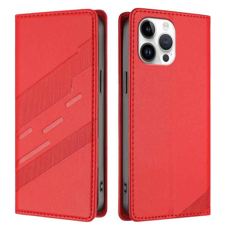 For iPhone 13 Pro Max Embossed Multi-functional Wallet Retro Leather Phone Case