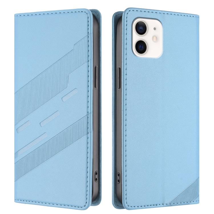 For iPhone 12 / 12 Pro Embossed Multi-functional Wallet Retro Leather Phone Case