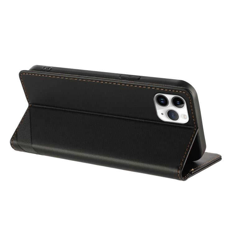 For iPhone 11 Pro Max Embossed Multi-functional Wallet Retro Leather Phone Case