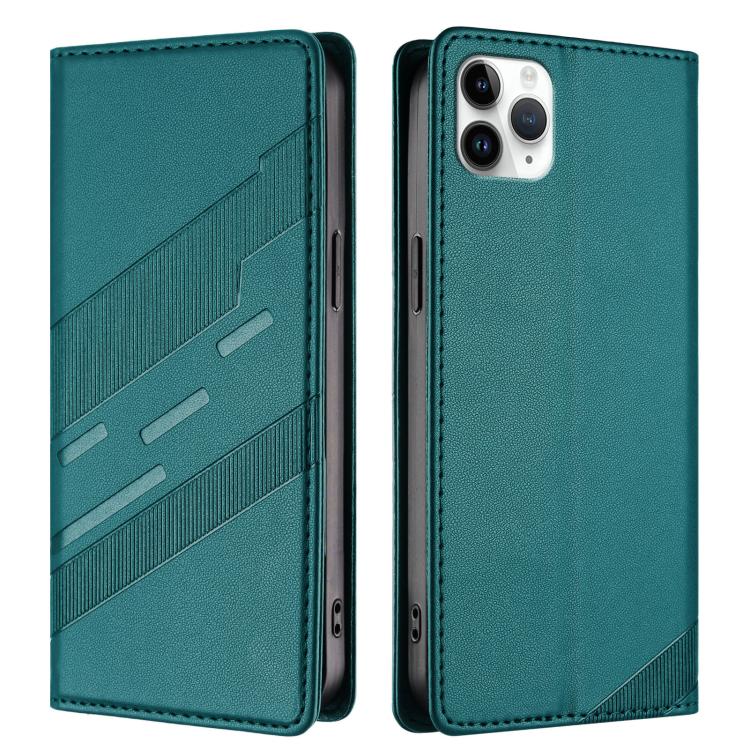 For iPhone 11 Pro Max Embossed Multi-functional Wallet Retro Leather Phone Case
