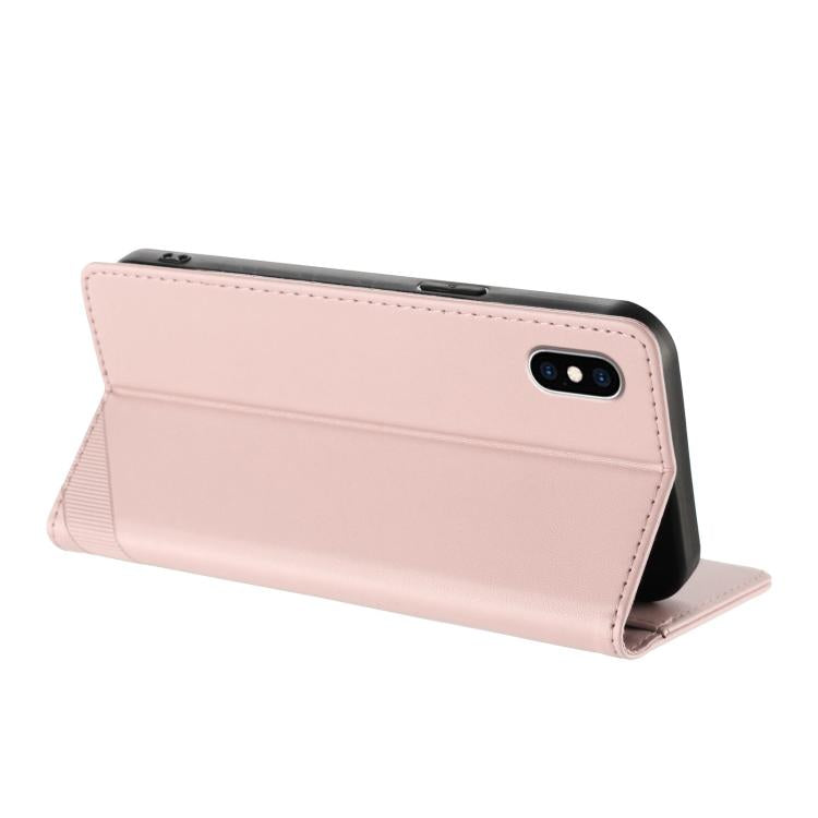 For iPhone XS Max Embossed Multi-functional Wallet Retro Leather Phone Case