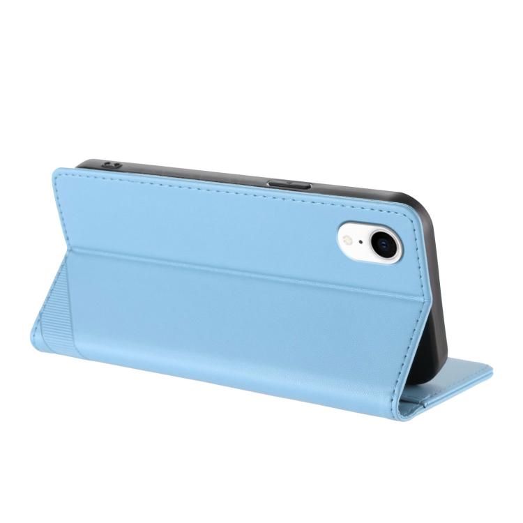 For iPhone XR Embossed Multi-functional Wallet Retro Leather Phone Case