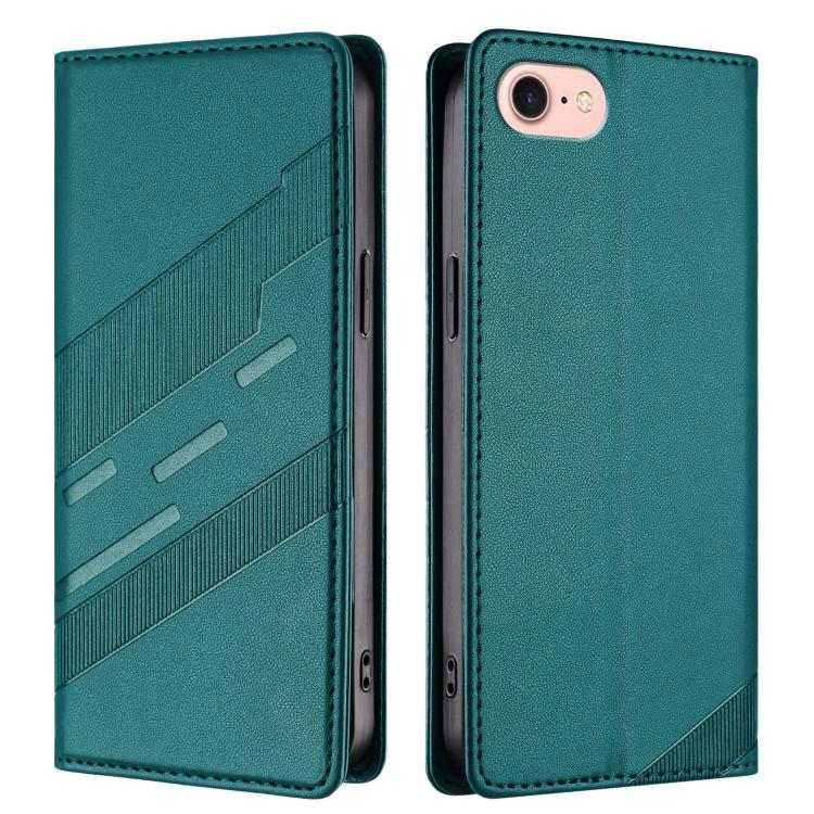 For iPhone SE 2022 / 2020 / 8 / 7 Embossed Multi-functional Wallet Retro Leather Phone Case