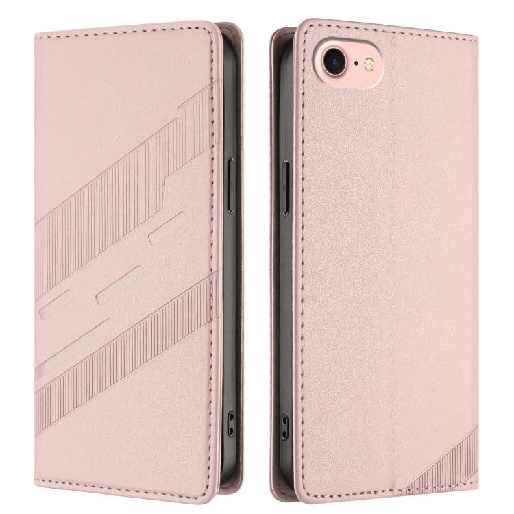 For iPhone SE 2022 / 2020 / 8 / 7 Embossed Multi-functional Wallet Retro Leather Phone Case